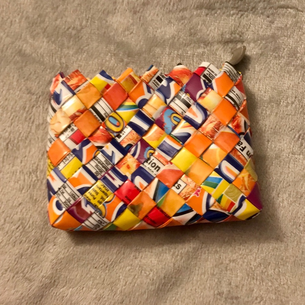 Woven Recycled Change Purse